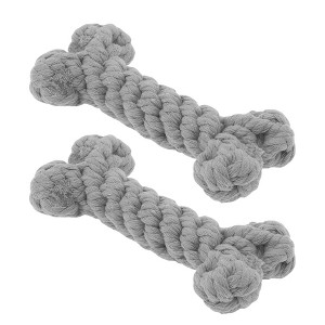 Unique Bargains Bone Shape Dog Chew Rope - 1 of 4