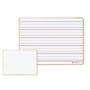 Dowling Magnets® Double-sided Magnetic Dry-Erase Board, Line-Ruled/Blank, Pack of 6 - 2 of 3