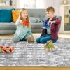 9x12 Area Rug Washable Low Pile Rug with Rubber Backing Floor Large Carpet - 3 of 4