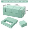 3pcs Kids Couch Toddler Couch, Modular Kids Play Couch for Playroom Convertible Sofa Foam Play Couch, Removable Cover - 3 of 4