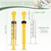 Unique Bargains Feeding Syringes with Cap Syringes for Liquid Pet Feeding Measuring Tool 20 Pcs - 2 of 4