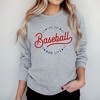 Simply Sage Market Women's Graphic Sweatshirt Livin' That Baseball Mom Life - 2 of 3