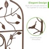 Best Choice Products 60x15in Iron Arched Garden Trellis Fence Panel w/ Branches, Birds for Climbing Plants - Bronze - 2 of 4