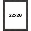 PosterPalooza | Traditional Black Picture Frame - UV Acrylic, Foam Board Backing, Hanging Hardware - 2 of 4