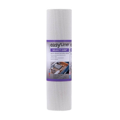 Duck Select Grip EasyLiner Non Adhesive Shelf and Drawer Liner, 20" x 24' White