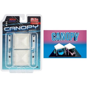 Canopy 2 Piece Set White Limited Edition to 3600 pieces Worldwide  1/64 Scale Models by American Diorama - 1 of 3