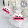 Big Dot of Happiness Be My Galentine - Galentine's & Valentine's Day Party Clear Goodie Favor Bags - Treat Bags With Tags - Set of 12 - 3 of 4
