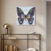 Art Remedy On Her Way Colorful buterfly and flowers wall art Unframed - 2 of 4