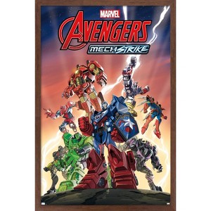 Trends International Marvel Avengers: Mechstrike - Group Framed Wall Poster Prints - 1 of 4