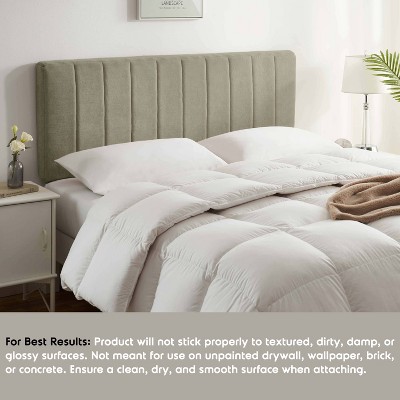 Olive Green Full Upholstered Tufted Wall Mounted Headboard
