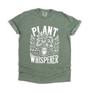 Simply Sage Market Women's Plant Whisperer Short Sleeve Garment Dyed Tee - 1 of 4