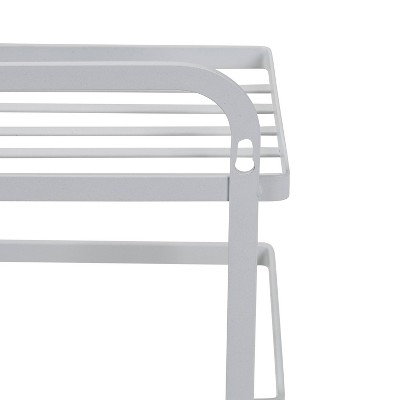 Honey-Can-Do Flat Wire Over the Door Organizer - White: Steel Kitchen Storage, Pantry & Back of Door Organizer, 4 of 9