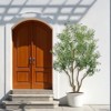 KTMBDW Faux Olive Tree 8ft, Realistic Tall Silk Olive Trees, Fake Olive Tree with Branches and Fruits, Artificial Olive Trees for Home Office Decor - 2 of 4