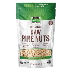 Organic Pine Nuts by Now Foods  -  8 oz Bag - 1 of 2