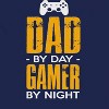 Rerun Island Men's Dad By Day Gamer By Night Short Sleeve Graphic Cotton T-Shirt - 2 of 3