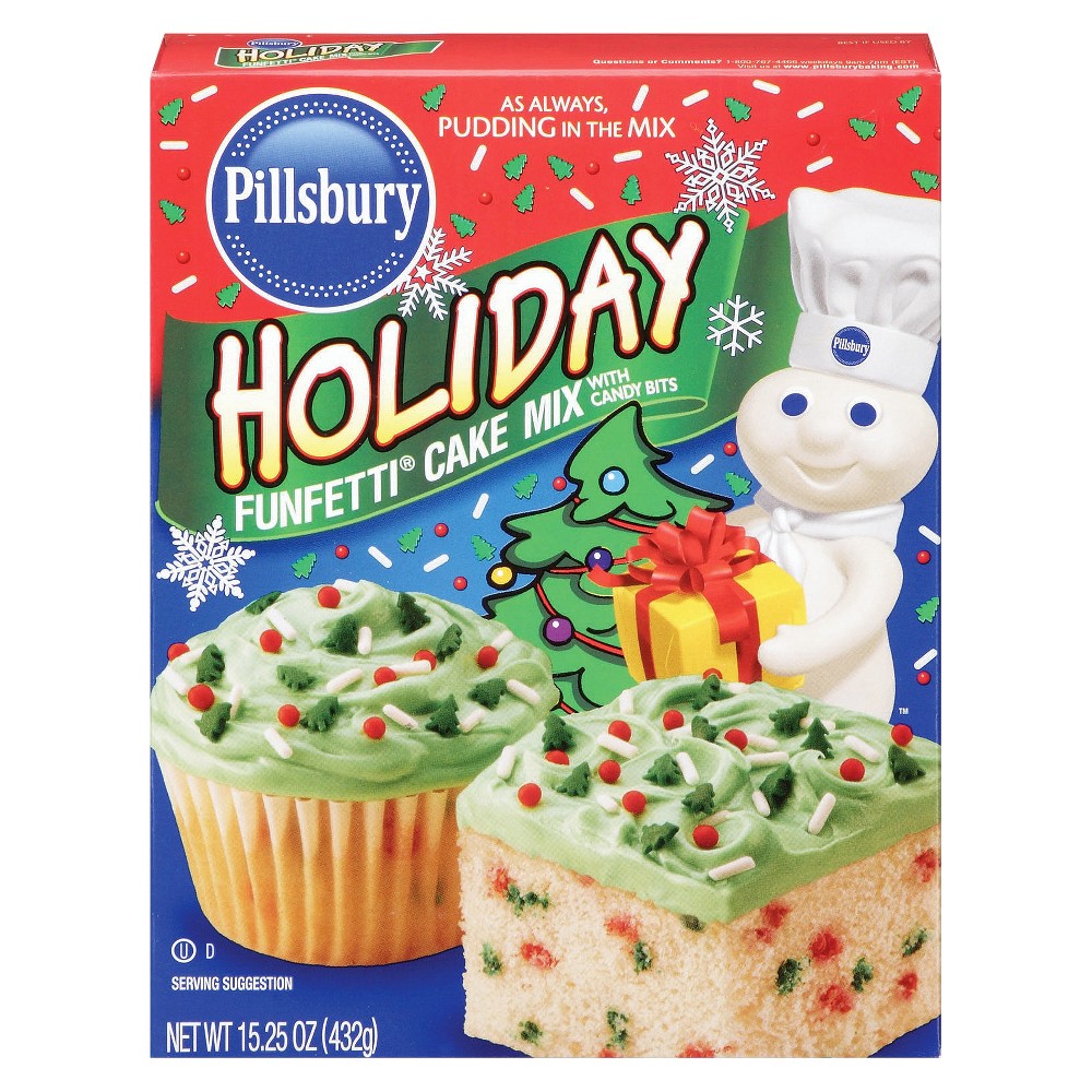 UPC 051500605660 product image for Pillsbury Holiday Funfetti Cake Mix - 15.25oz | upcitemdb.com