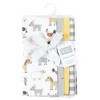 Hudson Baby Cotton Poly Flannel Burp Cloths 8-Pack, One Size - 2 of 4