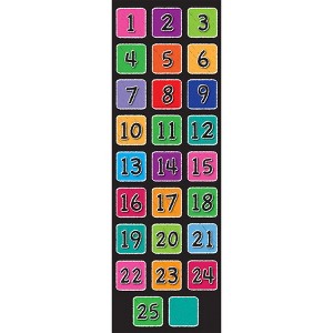 Ashley Productions® The Original Fun Mat™, Sensory Spots™, 4" Numbers 1-25, 26 pieces - 1 of 2