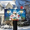 Briarwood Lane Winter Christmas Mailbox Cover  - Standard Size - Singing Snowmen For Christmas Mailbox Cover - 2 of 2
