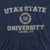 Utah State University Official Circle Logo Adult Pull-Over Hoodie - 2 of 4