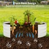 Acekool Galvanized Raised Garden Bed Kit, Oval Open-Bottom Metal Planter Box for Vegetables, Flowers, Herbs and Fruits - 4 of 4