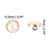 Unique Bargains Women's Fancy Round Buttons Pearlescent White 10 Pcs - 2 of 4
