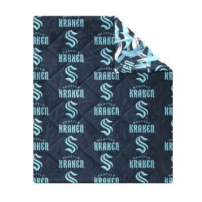 NHL Seattle Kraken 50" x 60" Two Sided Plush Throw Blanket
