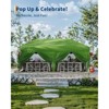10x20 ft Pop up Canopy with Sidewalls Easy up Canopy Tent Instant Shelter with Windows for Outdoor Event Party-UPF 50+ All Season Waterproof - 3 of 4