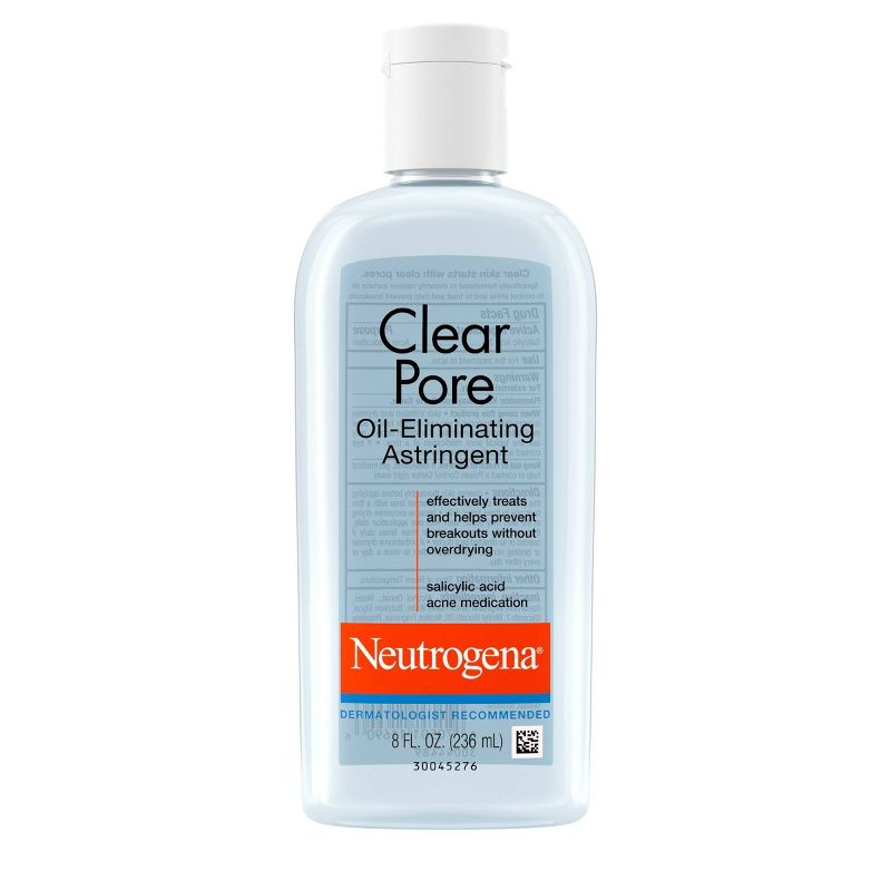 Neutrogena Clear Pore Oil-Eliminating Facial Astringent, Pore Clearing Treatment for Acne-Prone Skin - 8 fl oz, 1 of 12