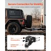 VEVOR Pintle Hook, 20000 lbs Towing Capacity, Trailer Hitches Receiver Hook Combination 2-inch Hitch Ball, Fits for 2.5 to 3-inch Lunette Ring, Black - 4 of 4