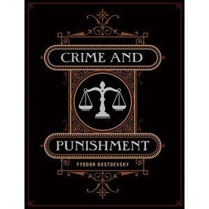 Crime and Punishment - (Chartwell Deluxe Editions) by  Fyodor Dostoyevsky (Hardcover) - 1 of 1