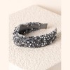 Shiraleah Knotted Sequins Headband, Grey - 2 of 3