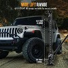 Acekool 60" High Lift Farm Jack, 3 Ton (6600 lbs) Ratcheting Utility Off Road Farm Jack, Long Handle, Wide Base for Tractor, Truck, SUV, Bumper, Red - 2 of 4