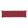 vidaXL Bench Cushion Outdoor Water Repellent Bench Cushion Pad Oxford Fabric - Wine Red 78.8" x 19.7" x 2.8" - 4 of 4