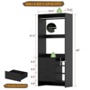 Aheaplus 30'' Freestanding Closet Organizer with Hanging Rods and Drawers, Closet System with Storage Shelves - 3 of 4