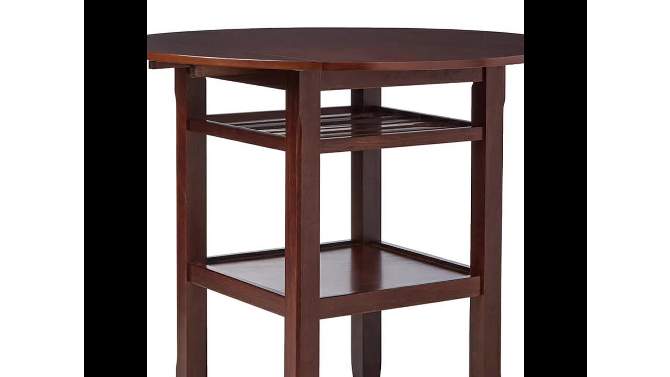 40&#34; Tartys Dining Table Cherry - Acme Furniture, 2 of 8, play video