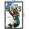 Trends International NBA Milwaukee Bucks - Giannis Antetokounmpo Feature Series 24 Framed Wall Poster Prints - 3 of 4