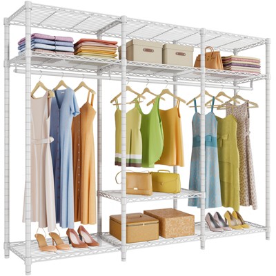 VIPEK V30 Heavy Duty Clothes Rack Portable Closet Storage, 56.7" L x 15.7" W x 76.4" H
