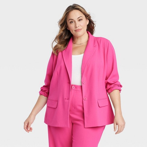 Women's Spring Blazer - A New Day™ Pink Xxl : Target