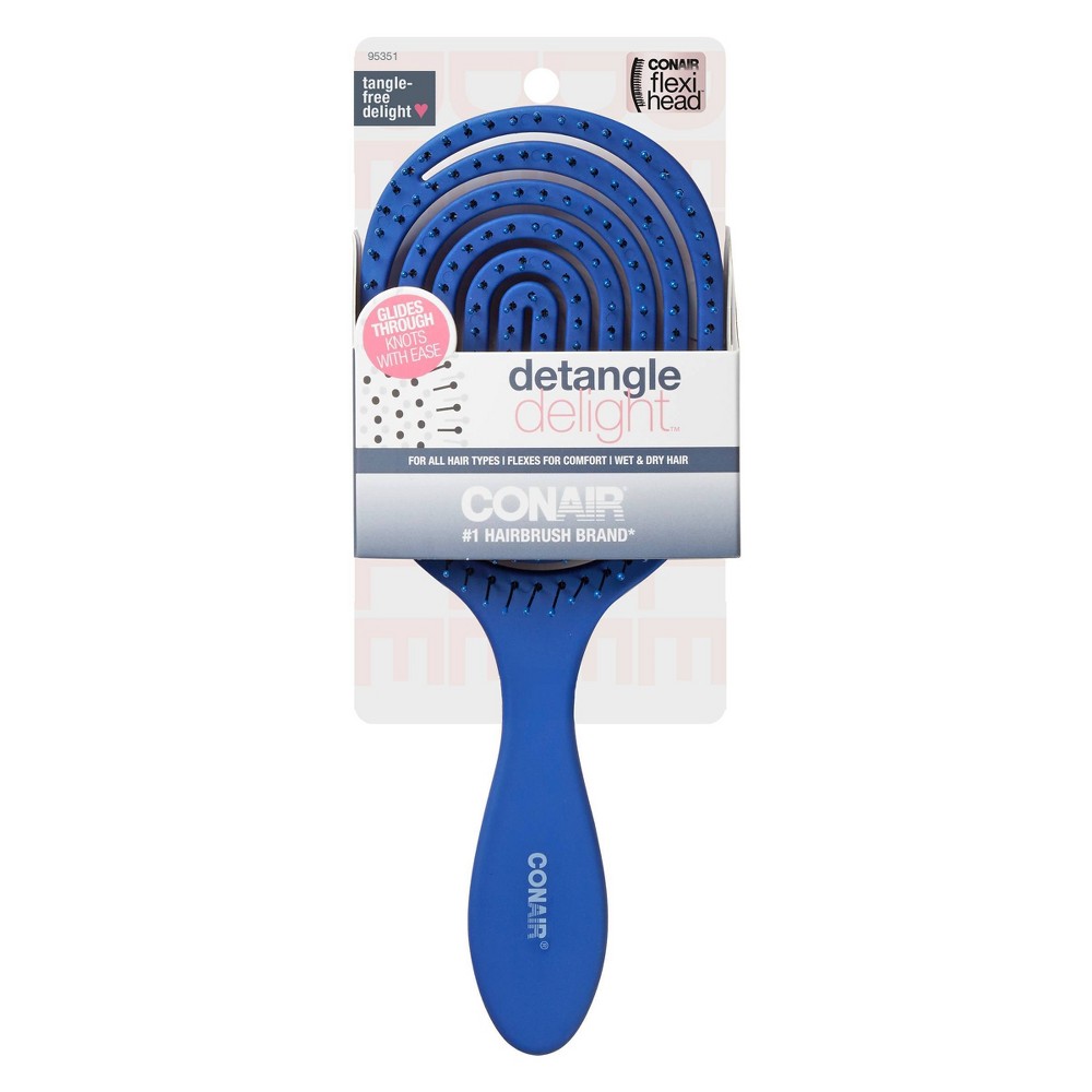 Conair Detangle Delight Circle Flexi-Head Vent Hair Brush