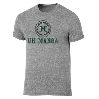 NCAA Hawaii Rainbow Warriors Men's Gray Tri-Blend T-Shirt