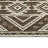 Luxury carpet Contemporary, Transitional, Geometric, Textured, High-Low Cut & Loop 2' x 3' - 3 of 4