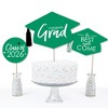 Big Dot of Happiness Green Grad - Best is Yet to Come - 2026 Green Graduation Party Centerpiece Sticks - Table Toppers - Set of 15 - 3 of 4