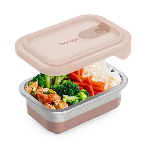 Bentgo Microsteel Heat and Eat Container Rose: Leakproof, BPA-Free, Dishwasher-Safe, Lunch Storage, 2-Year Warranty - image 1 of 4