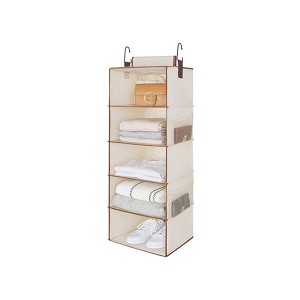 Apex Vanguards 6-Tier Ivory White Hanging Closet Storage - 1 of 3