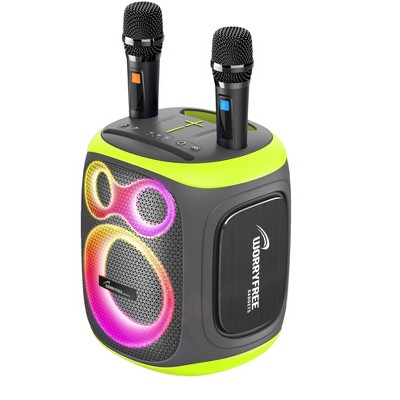 Worryfree Gadgets 120W Portable Bluetooth Party Speaker with Two Microphones