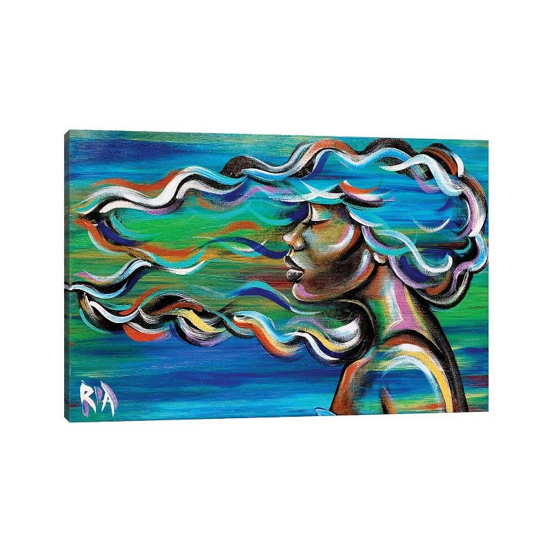 Summer Breeze....I Wish I Could Think with All The Colors of This Wind by Artist Ria Unframed Wall Canvas - iCanvas, 1 of 6