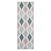 Checkered Area Rugs for Living Room, Washable Rug Modern Diamond Geometric Pattern Indoor Floor Carpet for Office Nursery - 3 of 4