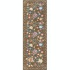 Boho Floral Rug, Washable Soft Low-Pile Non-Shedding Carpet for Living Room, Bedroom, Nursery, Kitchen, Dining, Indoor Use - 4 of 4