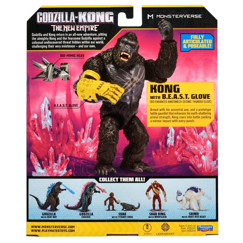 Godzilla x Kong: The New Empire Kong with B.E.A.S.T. Glove Figure, 6 of 8